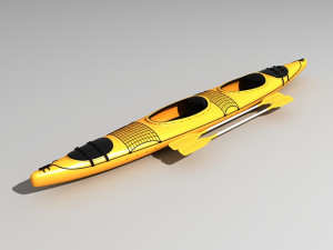 kayak Modelo 3D