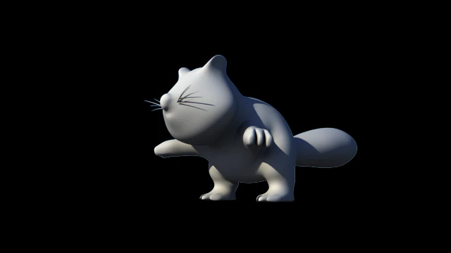 ardilla 3D Model .c4d .max .obj .3ds .fbx .stl .blend 