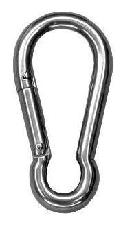 spring snap hook 3D Model .c4d .max .obj .3ds .fbx .stl .blend 
