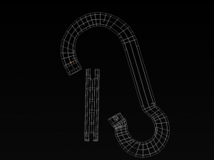 spring snap hook 3D Model