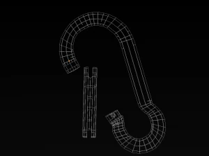 spring snap hook 3D Model