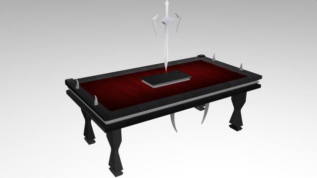 vampire table Modelo 3D .c4d .max .obj .3ds .fbx .stl .blend 