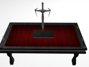 vampire table Modelo 3D