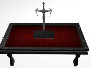 vampire table 3D Model