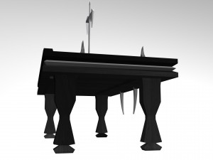 vampire table Modelo 3D