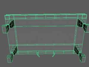 vampire table Modelo 3D