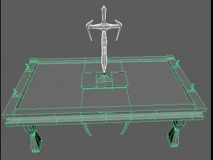 vampire table 3D Model