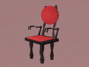 vampire chair 3D Model