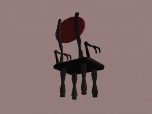 vampire chair 3D Model