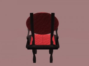 vampire chair 3D मॉडल