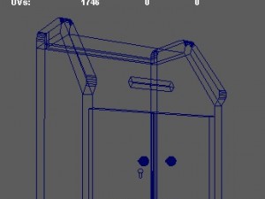wooden pulpit 3D 모델