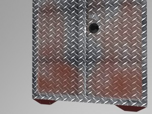 metal rusty safe 3D मॉडल