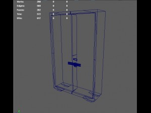 metal rusty safe 3D मॉडल