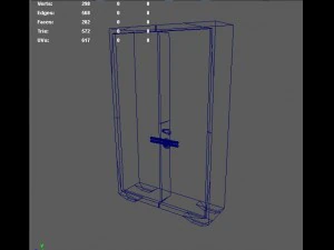 metal rusty safe 3D Model