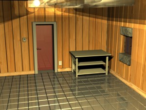 simple room scene 3Dモデル