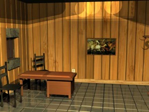 simple room scene 3D Model