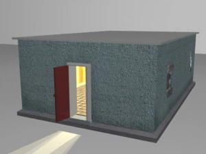 simple room scene 3D Model