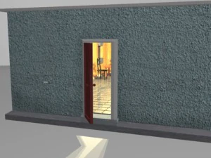 simple room scene 3D Model