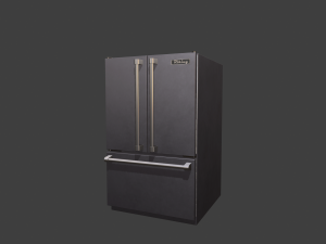 home stainless steel refrigerator 3D Model