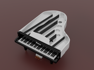 piano 3D Model