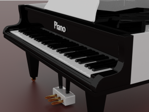 piano 3D Model