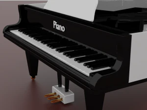 piano 3D Model