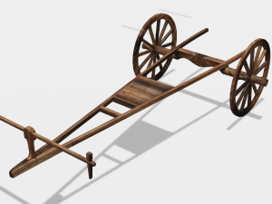 cow wagon Model 3D