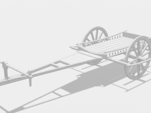 cow wagon Model 3D