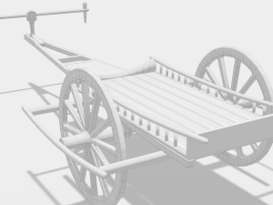 cow wagon Model 3D