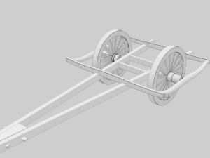 saly wagon Modello 3D