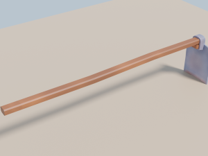 hoe 3Dモデル