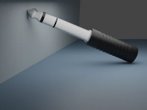 kadın kulaklık jakı fişi 3D Model