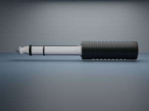 female headphone jack plug Model 3D