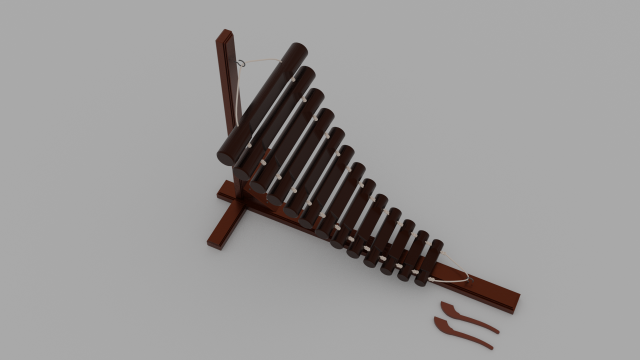 pong lang 3D Model .c4d .max .obj .3ds .fbx .stl .blend 