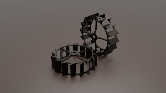 centipede wheel tractor 3D Модель .c4d .max .obj .3ds .fbx .stl .blend 