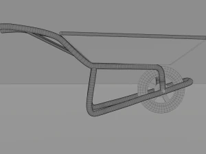 soil in construction trolley 3D Model