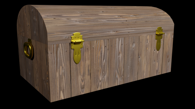 treasure box Modelo 3D .c4d .max .obj .3ds .fbx .stl .blend 