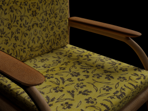 rocker chair 3D मॉडल