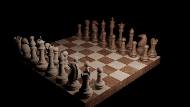 chess 3D Model .c4d .max .obj .3ds .fbx .stl .blend 