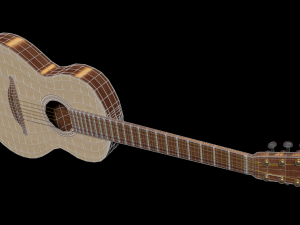 classic guitar Modelo 3D