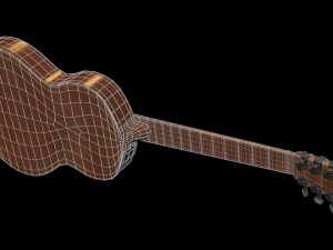 classic guitar Modelo 3D