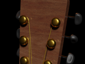 classic guitar Modelo 3D