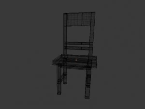 black chair 3D Model