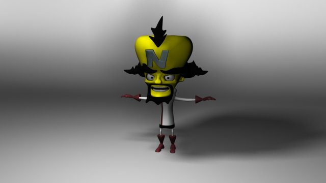 dr neo cortex model 3d Modèle 3D .c4d .max .obj .3ds .fbx .stl .blend 