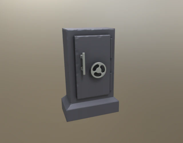 safe 3D Model .c4d .max .obj .3ds .fbx .stl .blend 