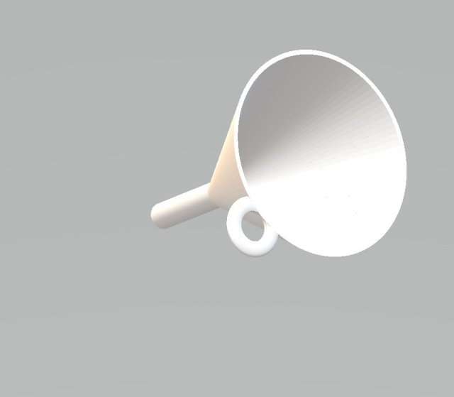 embudo 3Dプリントモデル .c4d .max .obj .3ds .fbx .stl .blend 