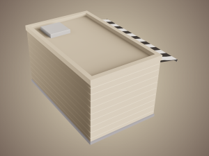 coffee shop low poly 01 Modèle 3D