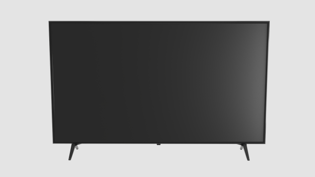 tv led low poly Model 3D .c4d .max .obj .3ds .fbx .stl .blend 