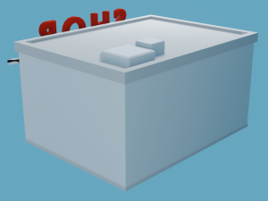 shop low poly Modelo 3D
