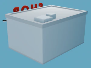 shop low poly 3D Model